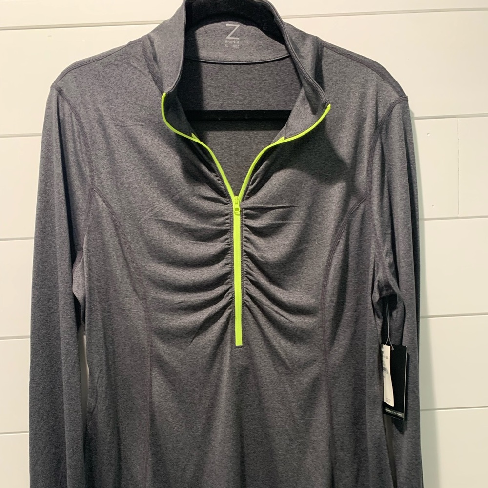 ByZella quarter zip pullover workout shirt.
